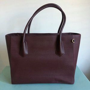 Great condition Dagne Dover Oxblood Signature Tote